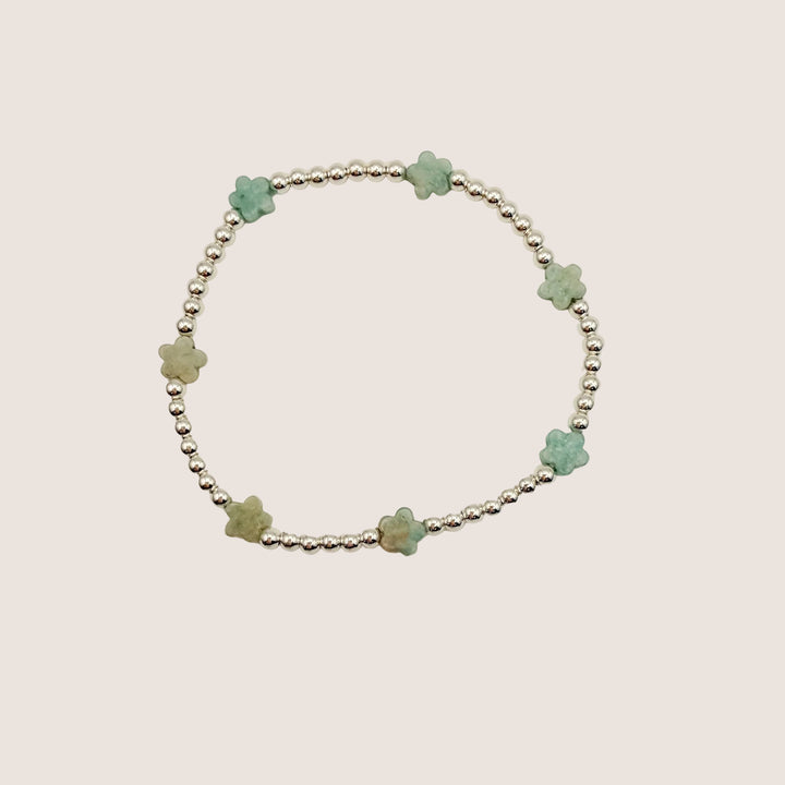 Flower Beaded Bracelet