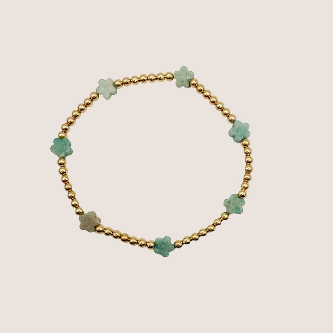 Flower Beaded Bracelet