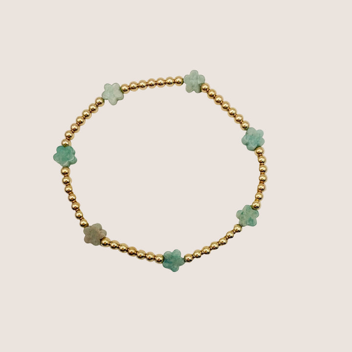 Flower Beaded Bracelet