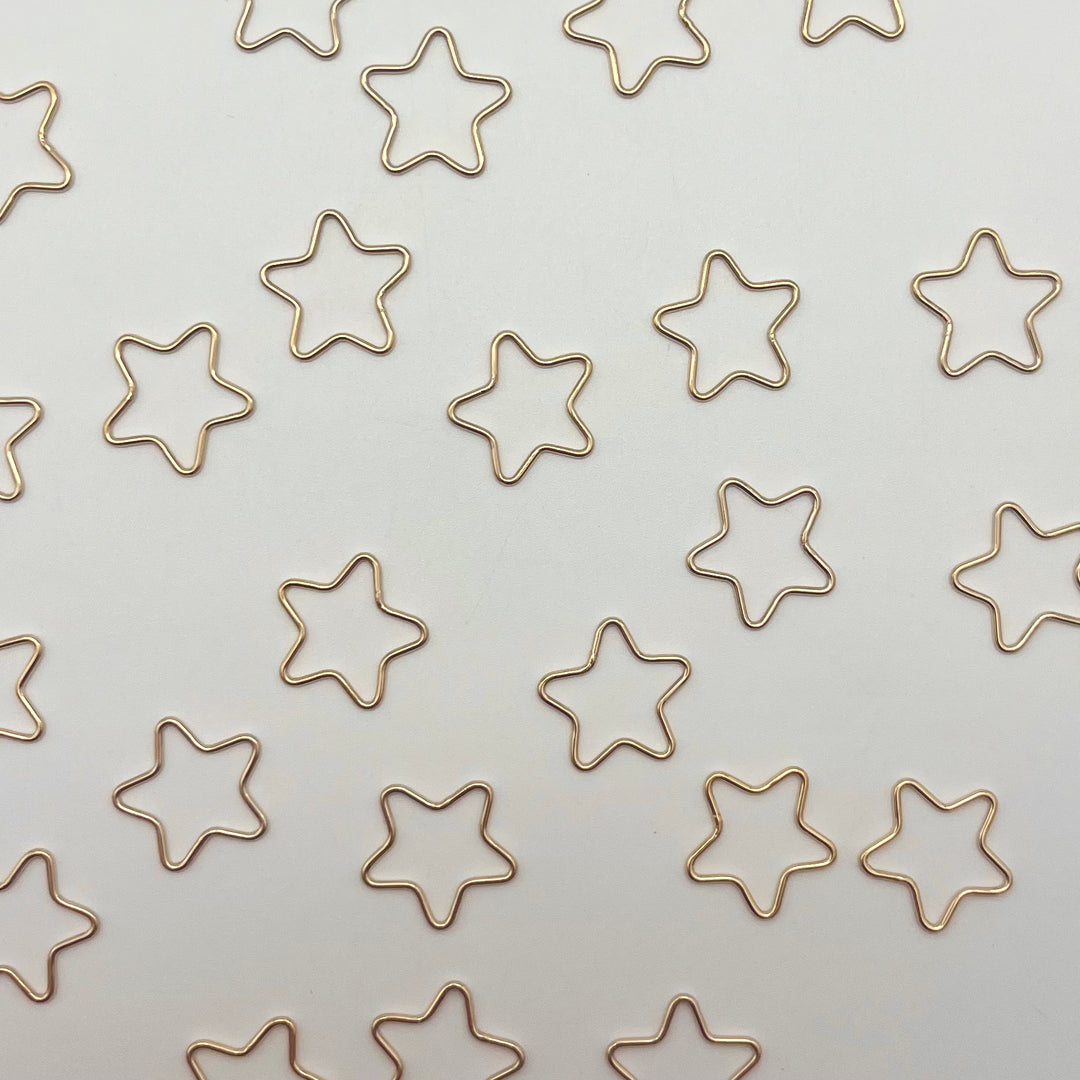 Large Star Outline Connectors