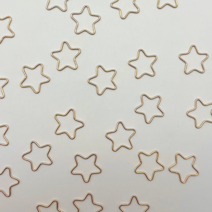 Large Star Outline Connectors