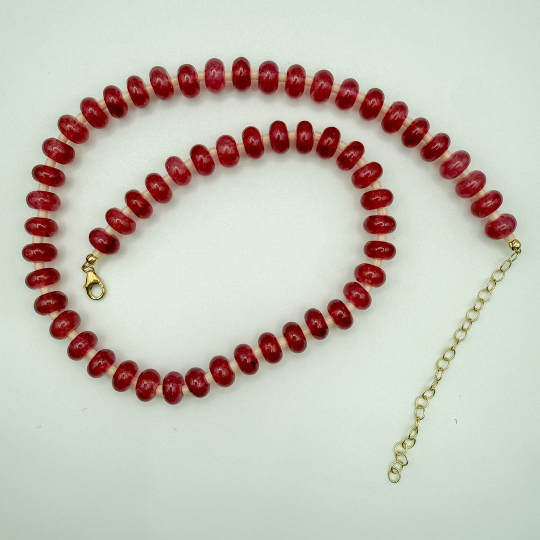 Aria Necklace Raspberry