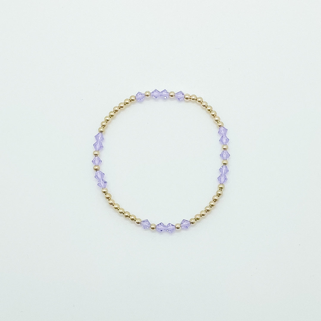 Patterned Birthstone Bracelet