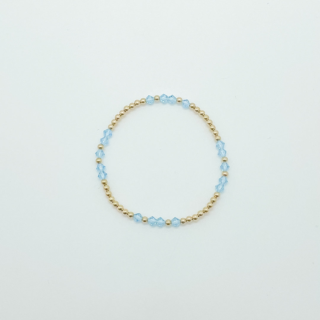 Patterned Birthstone Bracelet