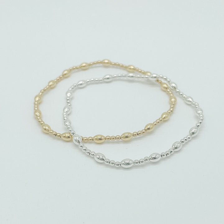 Patterned Oval Bracelet