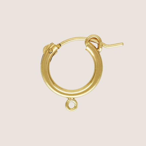Everyday Hoop Earring with Loop