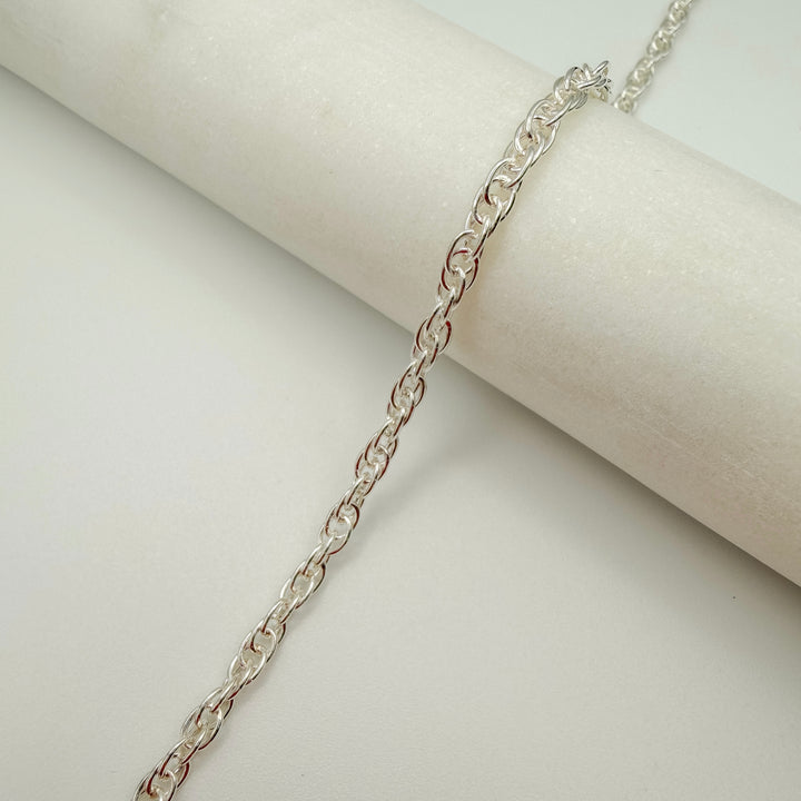 chunky rope, chain, gold filled, sterling silver, chunky chain, permanent jewelry, michigan jewelry