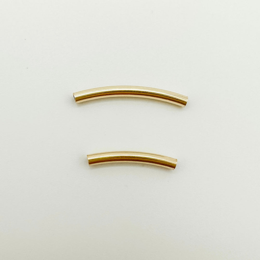 Curved Tube Beads 15mm