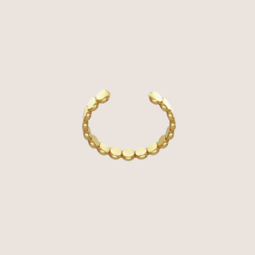 ear cuff, gold filled, dottie, cuff, earrings, ear stack