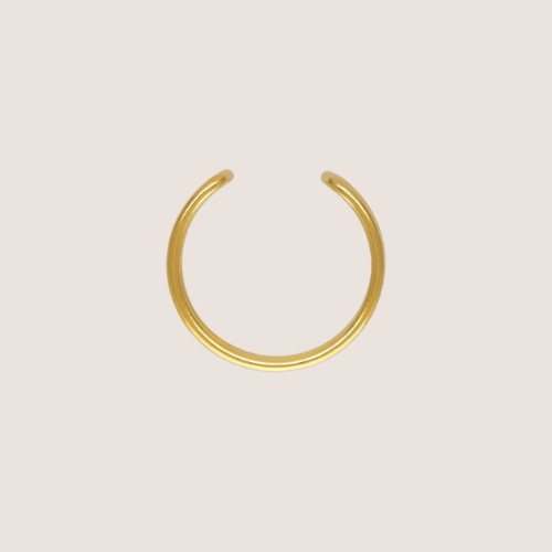double ring ear cuff, ear cuff, gold-filled, earrings, ear stack