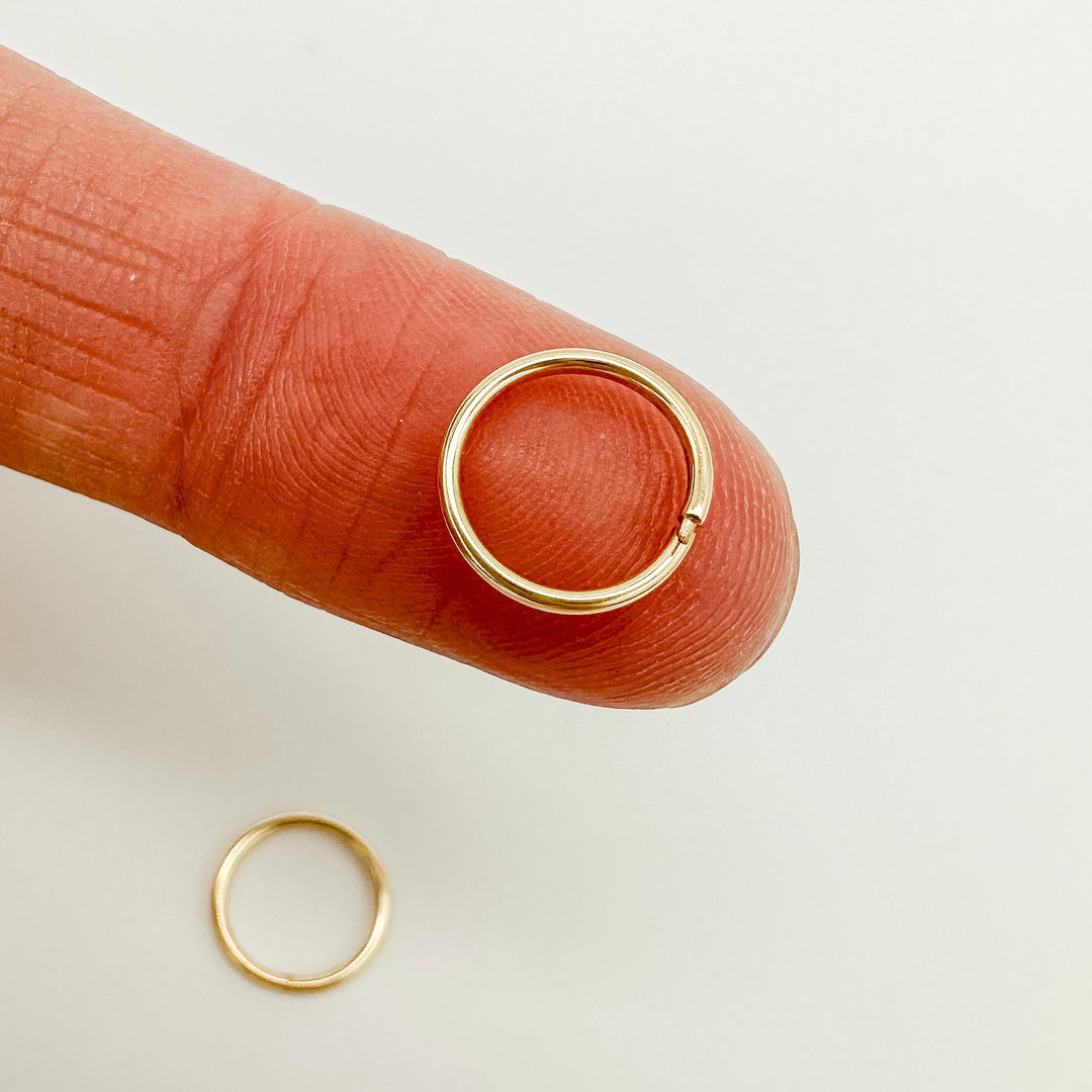 live in hoops / always on hoop earrings / endless hoop earrings / sleeper hoops / gold filled hoop earrings / essbe jewelry supply