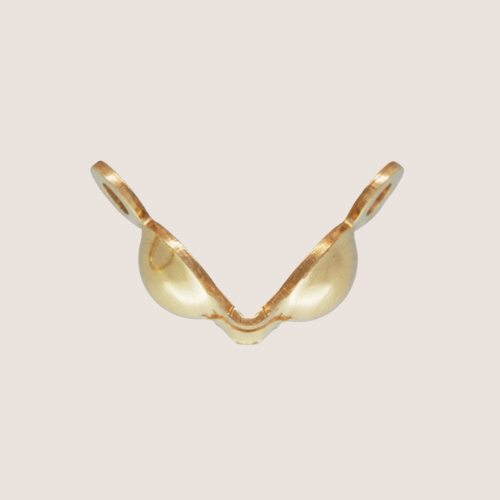 clamshell bead tip, bead covers, jewelry, jewelry making, gold filled