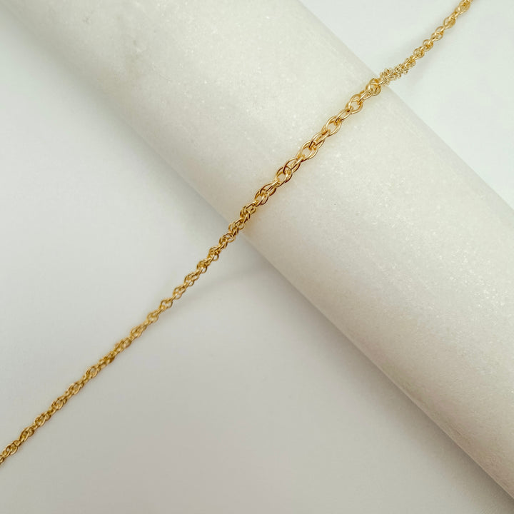 rope, chain, gold filled, sterling silver, dainty chain, permanent jewelry, michigan jewelry