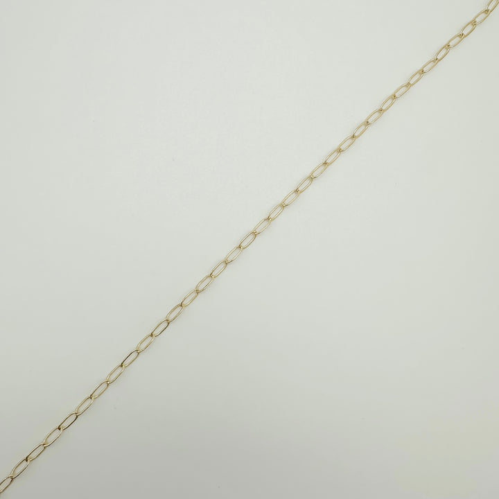 gold filled chunky paperclip chain, gold filled paperclip chain, large paperclip chain, wholesale chain, essbe jewelry supply, gold filled chain 