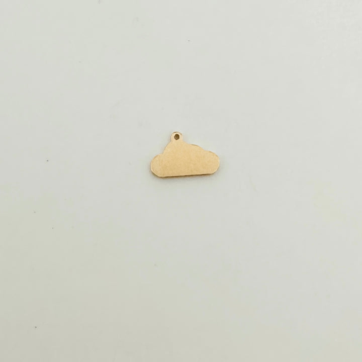 gold filled cloud connector, gold filled connectors, permanent jewelry connectors, essbe jewelry supply, permanent jewelry supplier, cloud charm, cloud connector, sterling silver cloud charm