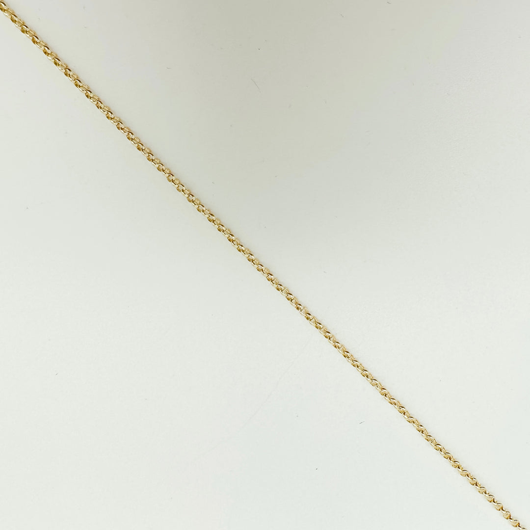 gold filled dainty rolo chain, rolo chain wholesale chain, chain by the foot, permanent jewelry chain, permanent jewelry rolo chain