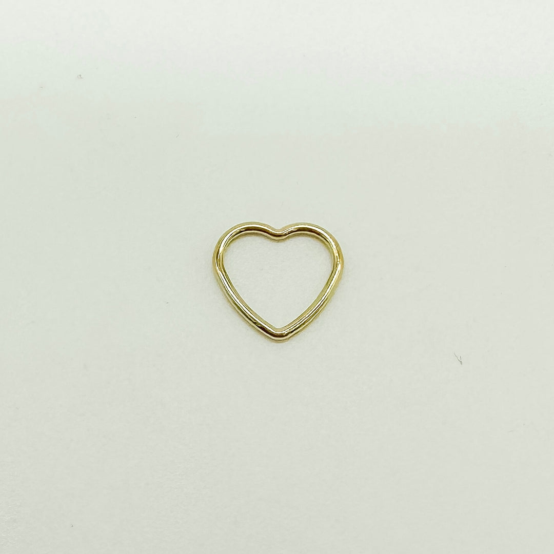 gold filled heart connector, permanent jewelry connector, permanent jewelry supplies, connectors, bracelet connector