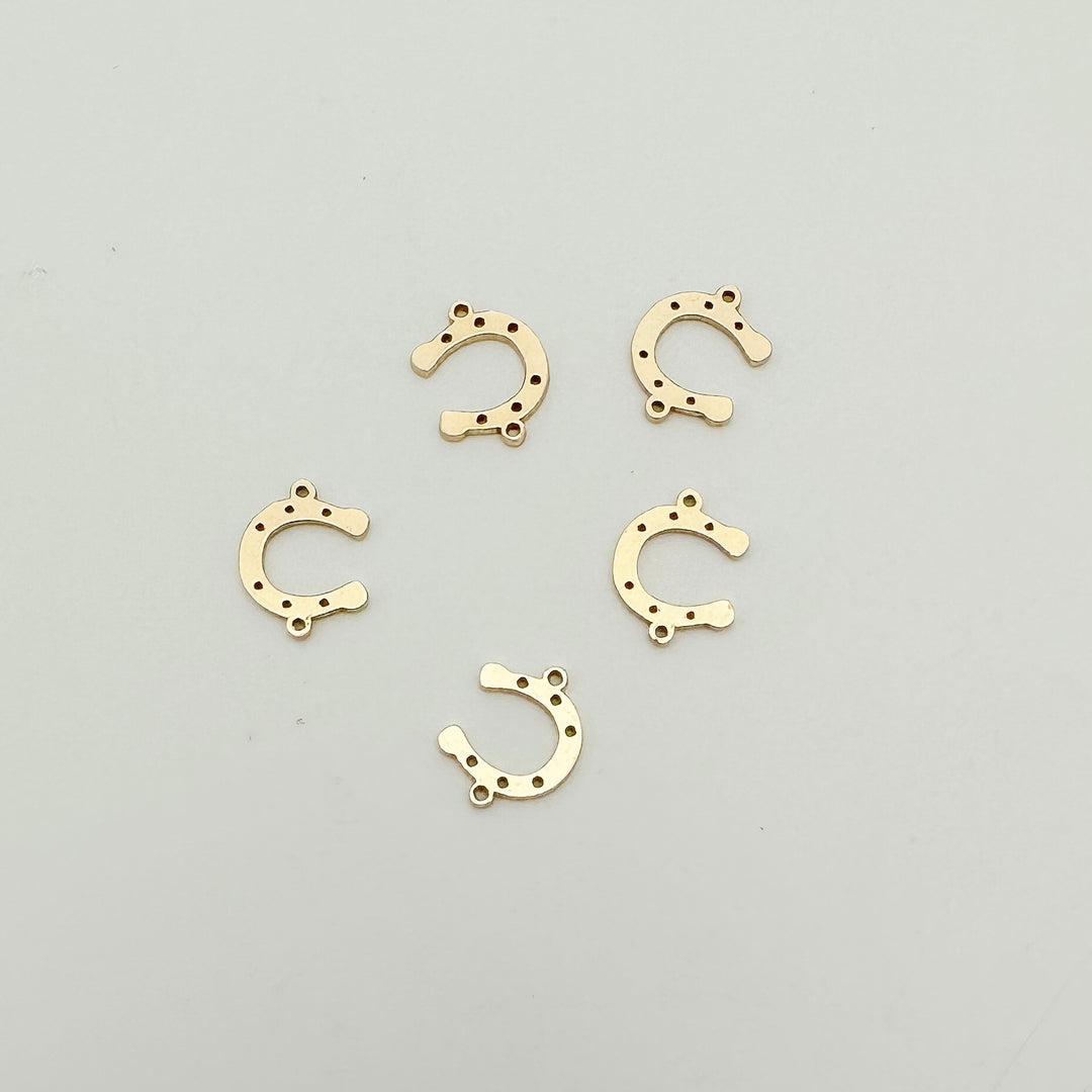 gold filled horseshoe connector, gold filled connectors, permanent jewelry connectors, essbe jewelry supply, permanent jewelry supplier