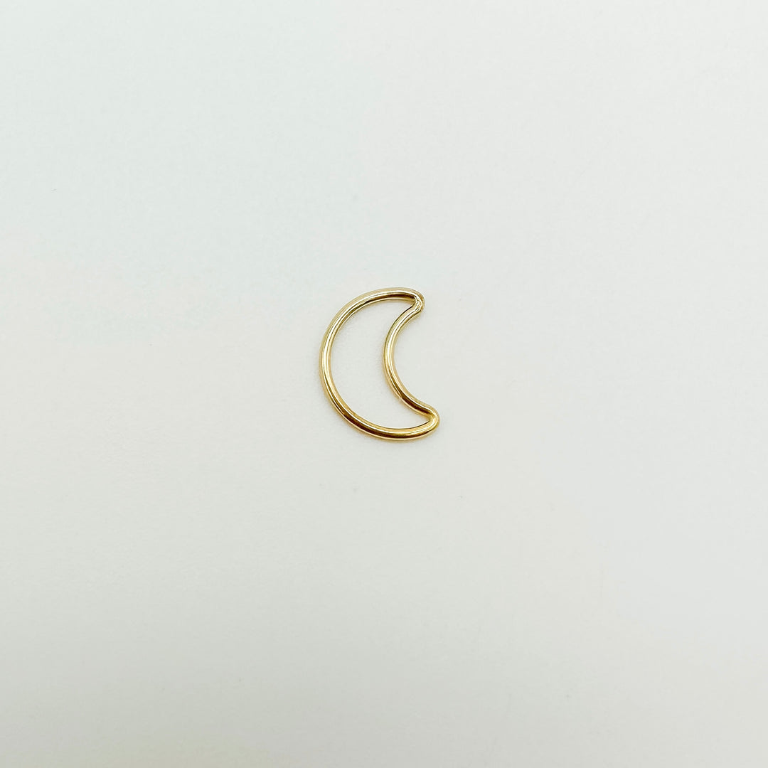 moon connector / permanent jewelry supplier / permanent jewelry supplies / gold filled connector / permanent jewelry connector / gold filled moon charm / moon connector