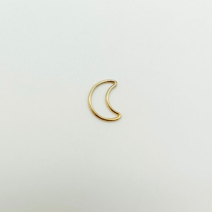 moon connector / permanent jewelry supplier / permanent jewelry supplies / gold filled connector / permanent jewelry connector / gold filled moon charm / moon connector