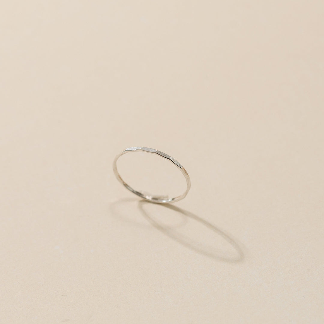 Hammered Stacking Ring