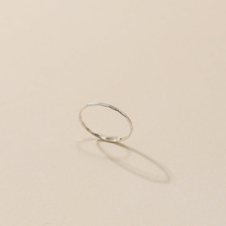 Hammered Stacking Ring