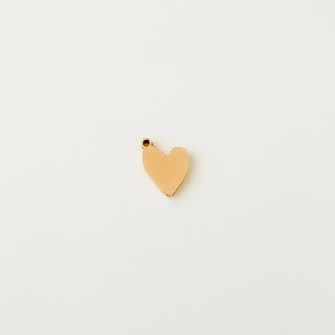 gold filled charms, permanent jewelry charms, gold filled connectors, heart charm, gold filled heart charm, essbe