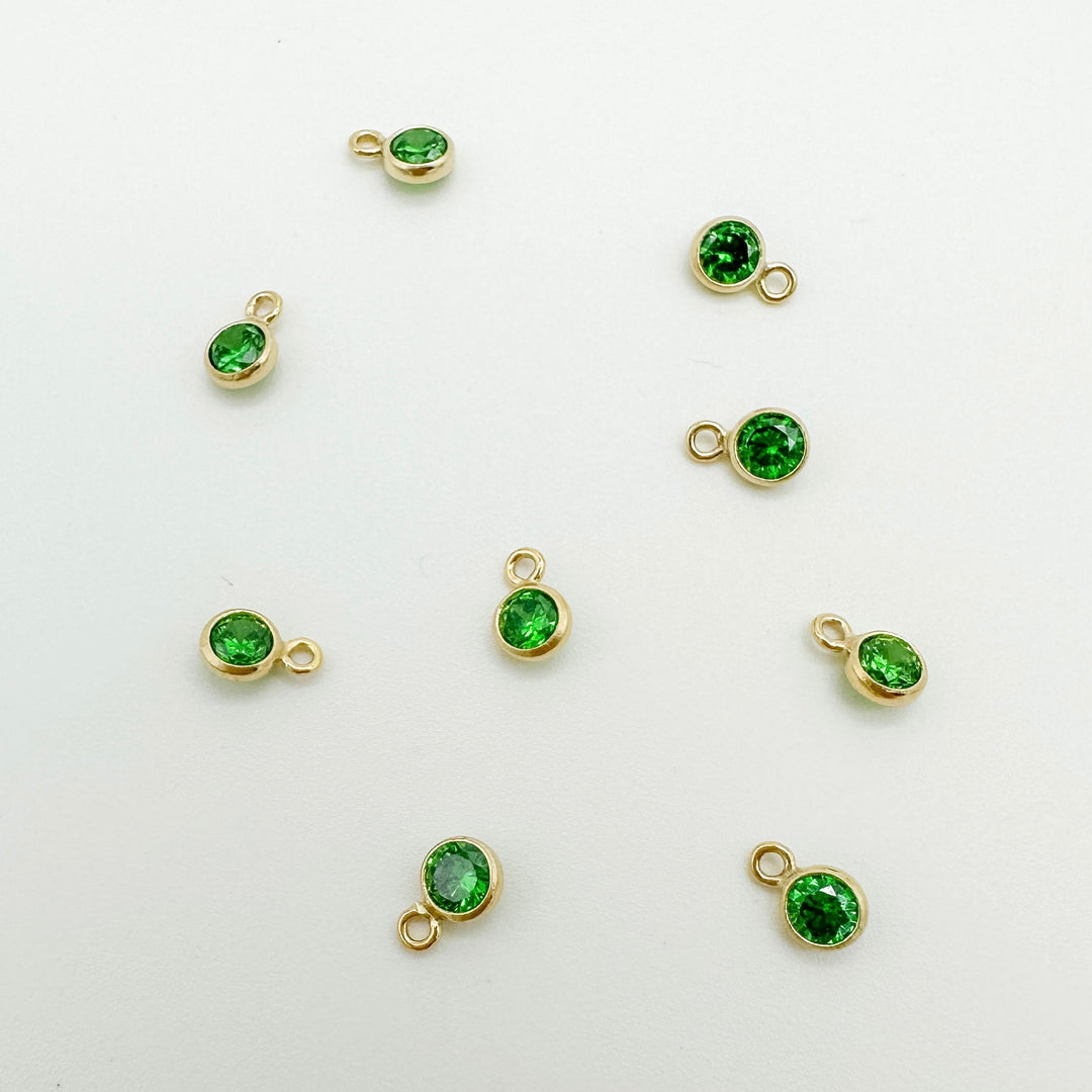 3mm GF birthstone connector / permanent jewelry supplies