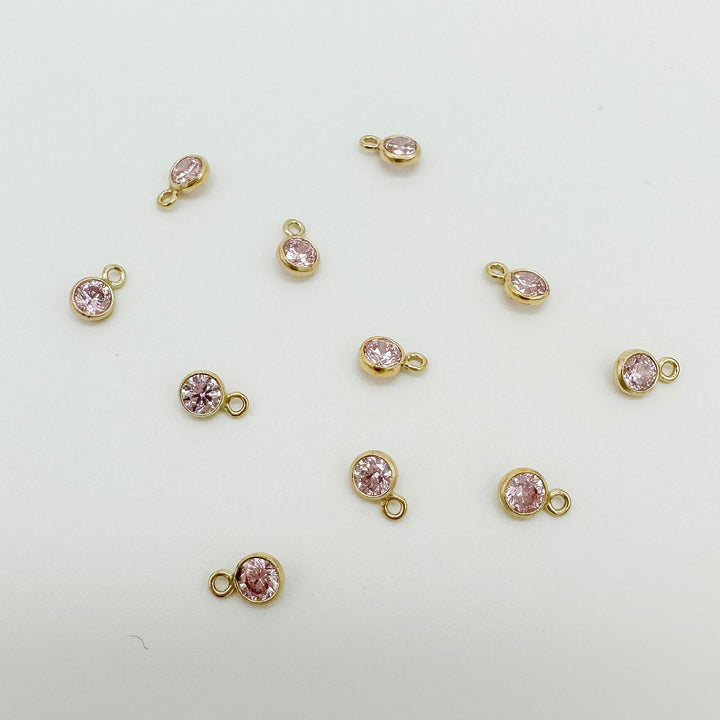 3mm GF birthstone connector / permanent jewelry supplies