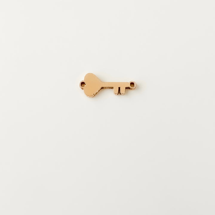 gold filled connectors, gold filled charms, permanent jewelry charms, permanent jewelry supplies, key connector