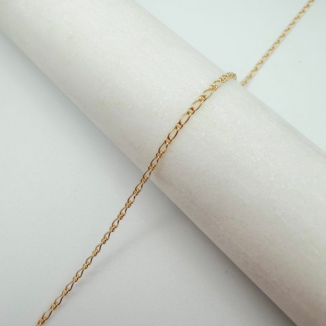 long and short, chain, gold filled, sterling silver, dainty chain, permanent jewelry, michigan jewelry