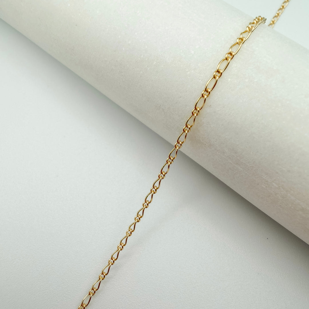 long and short, chain, gold filled, sterling silver, dainty chain, permanent jewelry, michigan jewelry