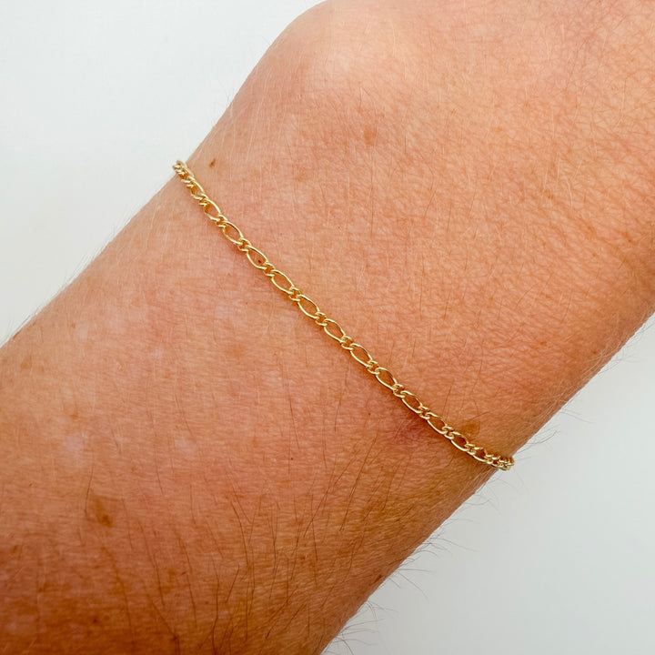 long and short, chain, gold filled, sterling silver, dainty chain, permanent jewelry, michigan jewelry