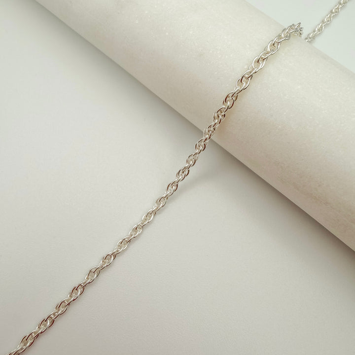medium rope, chain, gold filled, sterling silver, chunky chain, permanent jewelry, michigan jewelry