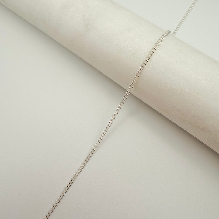 mini curb, chain, gold filled, sterling silver, permanent jewelry, michigan jewelry, dainty curb