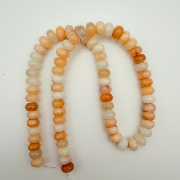 8x5mm Pink Aventurine Rondelle Beads