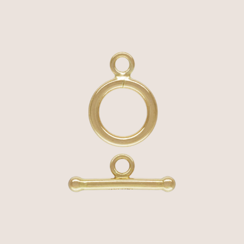ring toggle, necklace, bracelet, clasp, toggle clasp, gold filled jewelry