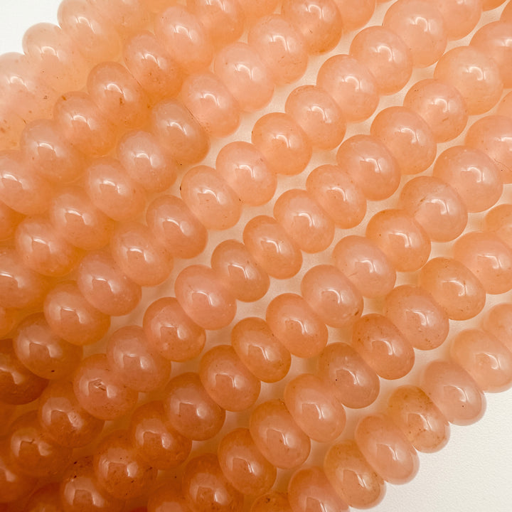 light brown Malaysian Jade Rondelle Beads, rondelle beads, 5x8mm rondelle beads, white jade rondelle beads, beaded necklaces beads