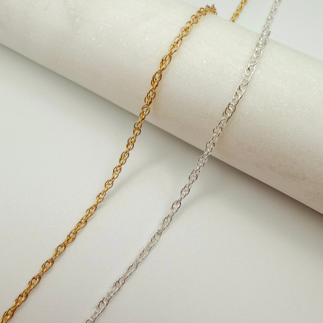 rope, chain, gold filled, sterling silver, dainty chain, permanent jewelry, michigan jewelry