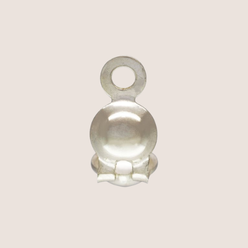 clamshell bead tip, bead covers, jewelry, jewelry making, sterling silver