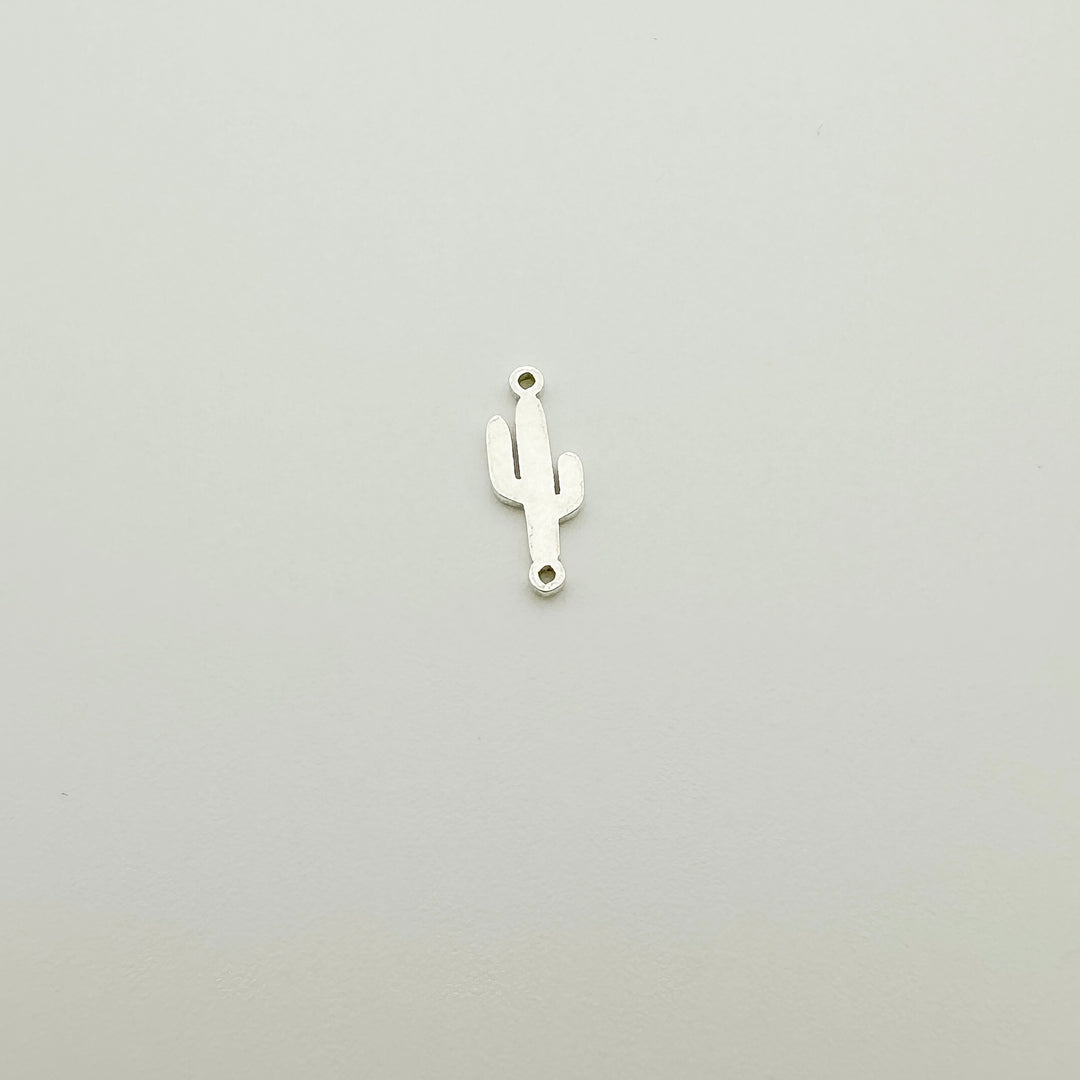 cactus connector, gold filled cactus connector, desert connector, bachelorette connector, permanent jewelry connectors