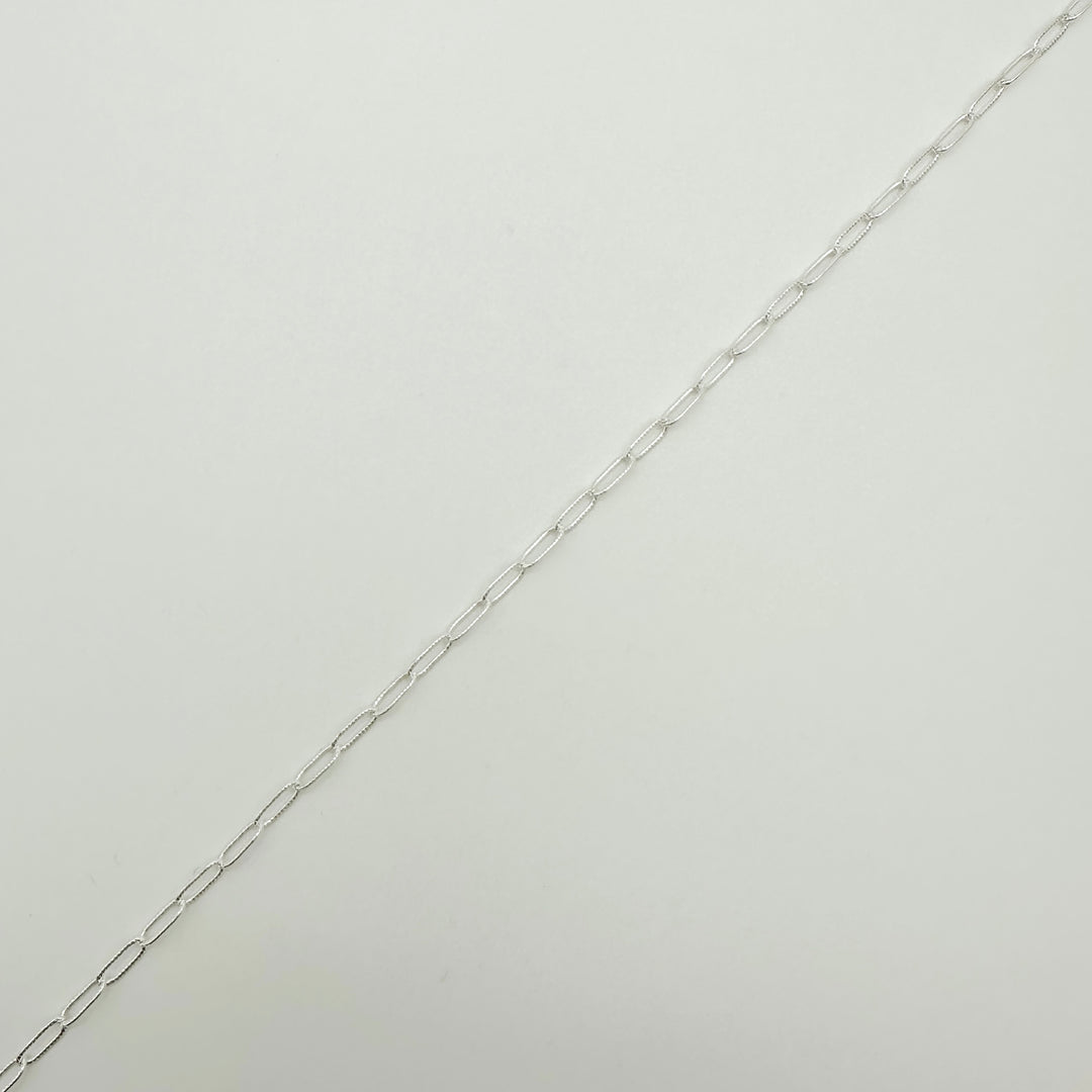 gold filled textured paperclip chain, gold filled paperclip chain, textured paperclip chain, wholesale chain, essbe jewelry supply, gold filled chain 