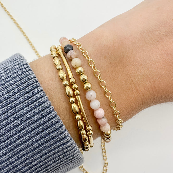 textured cable chain / gold-filled chain by the foot / wholesale chain / permanent jewelry supplies / gold-filled cable chain