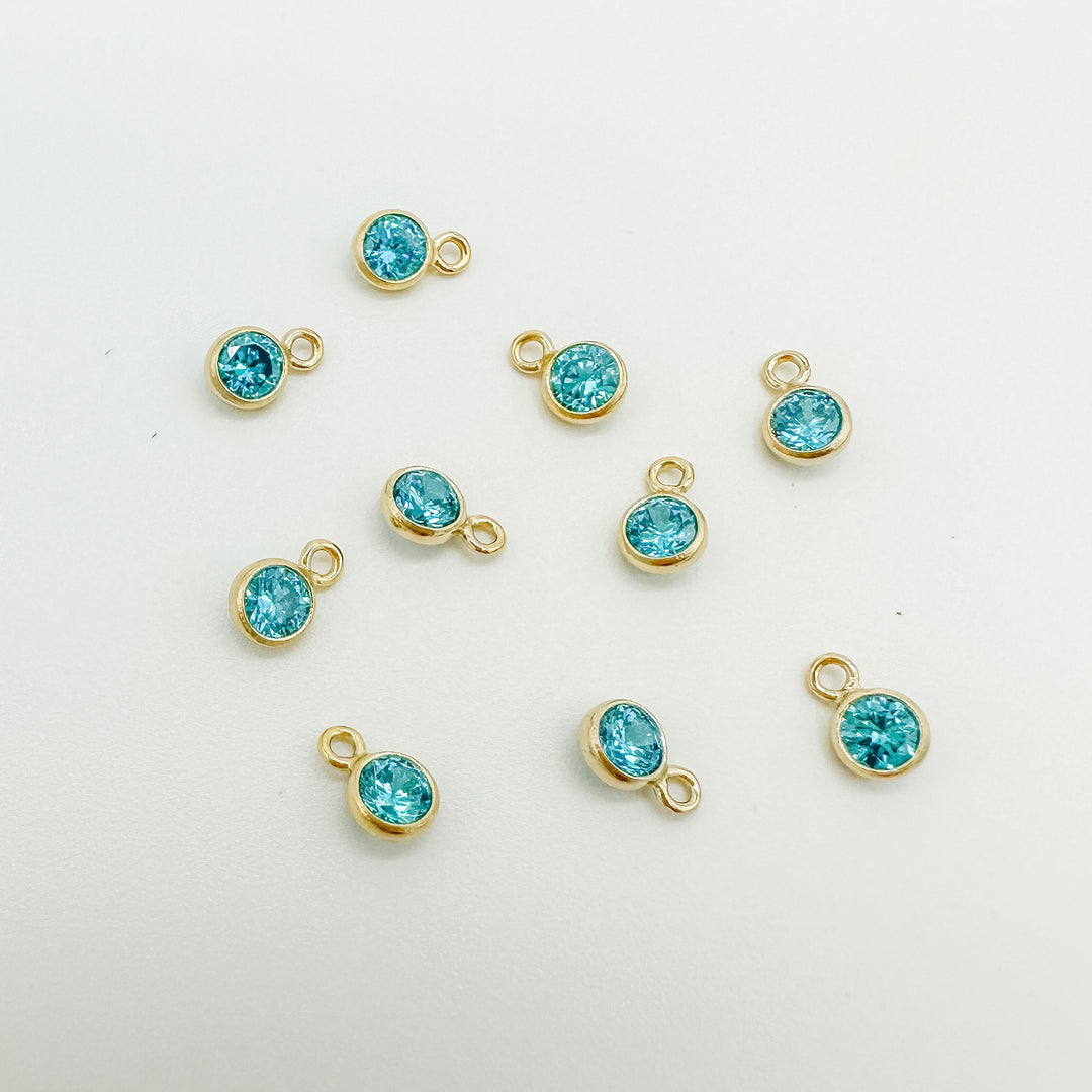 3mm GF birthstone connector / permanent jewelry supplies