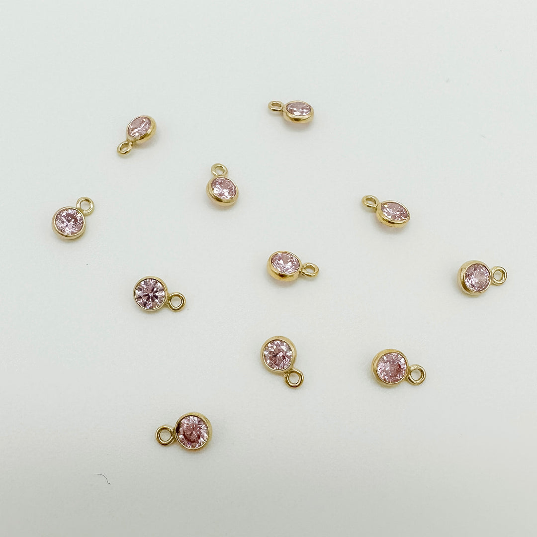 3mm GF birthstone connector / permanent jewelry supplies