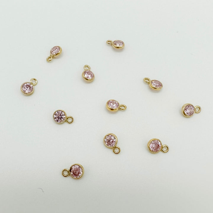 3mm GF birthstone connector / permanent jewelry supplies