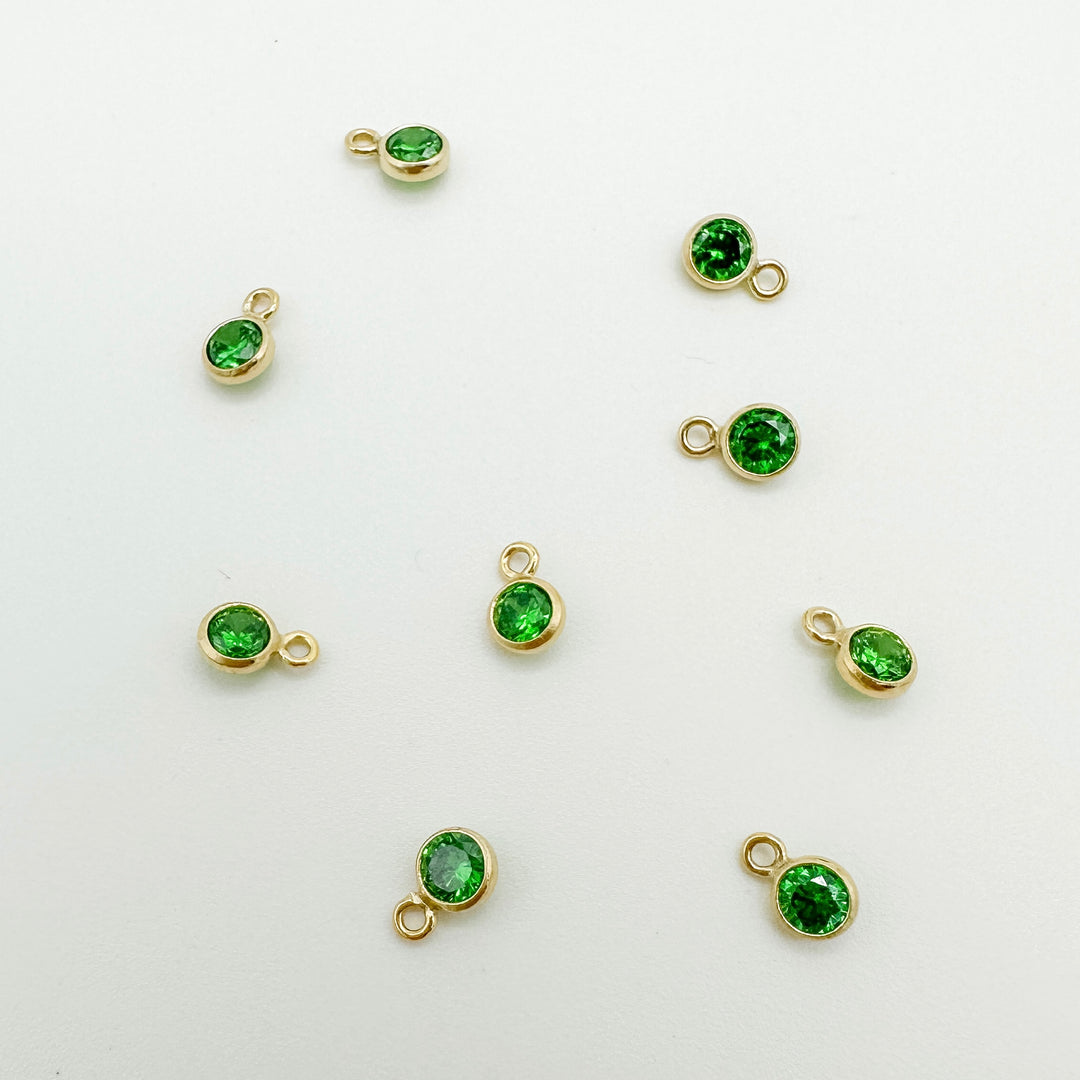 3mm GF birthstone connector / permanent jewelry supplies