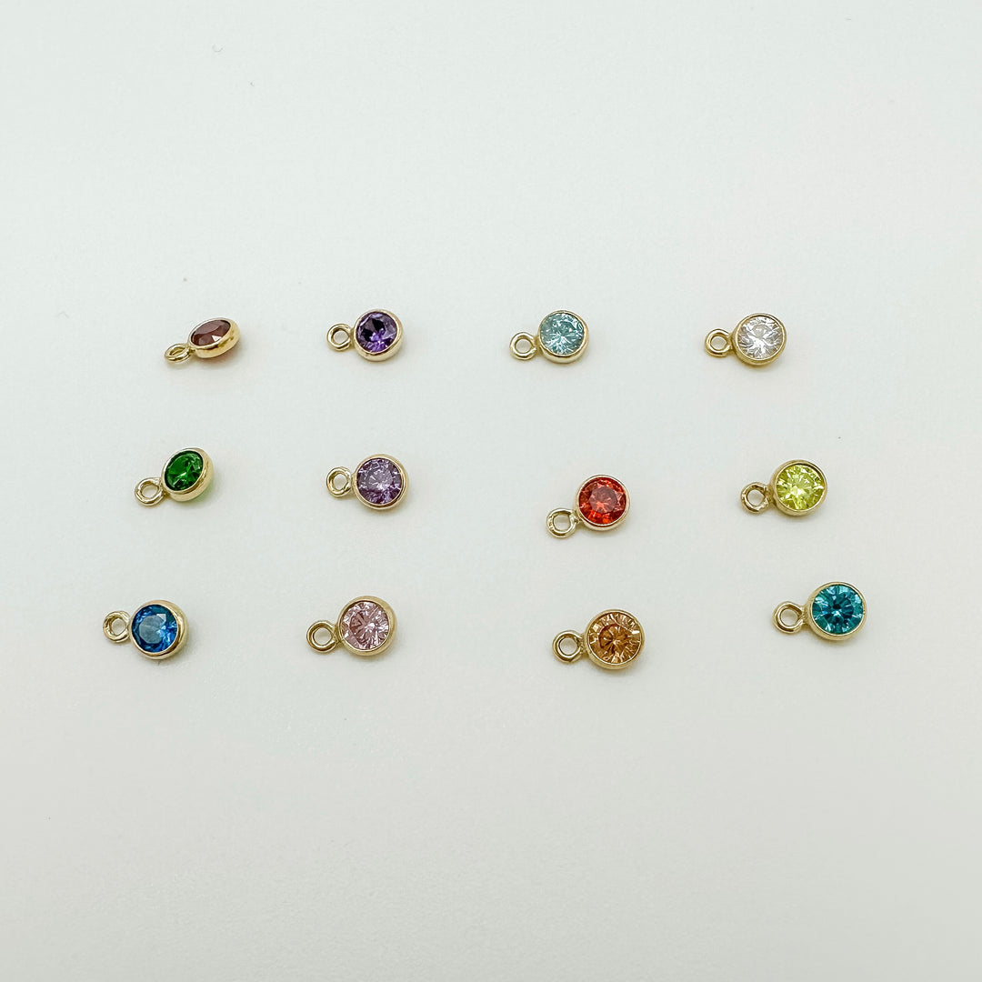 3mm GF birthstone connector / permanent jewelry supplies
