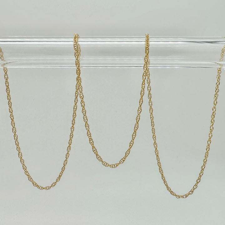 gold filled rope chain permanent jewelry supplies